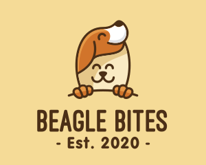 Beagle - Happy Animal Pets logo design