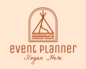 Camping Tent Site Logo