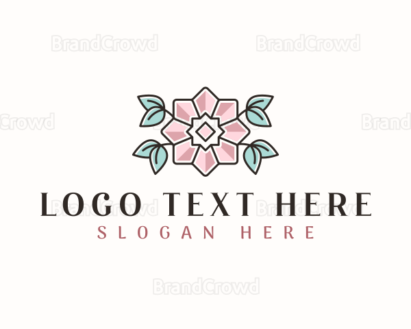 Floral Gem Crystal Logo