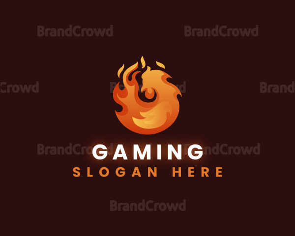 Flaming Grill Chicken Logo