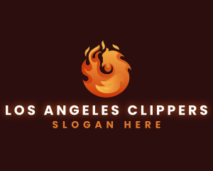 Flaming Grill Chicken Logo