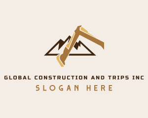 Excavator Arm Contractor Logo