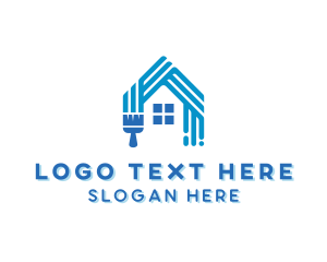 Home - Brush Home Painting logo design