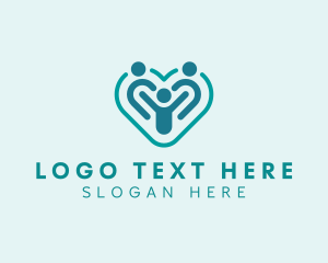 Love - Family Heart Foundation logo design
