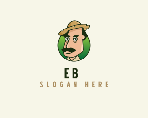 Worker - Farmer Man Agriculture logo design