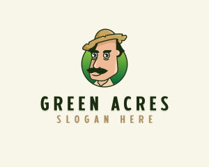 Farmer - Farmer Man Agriculture logo design