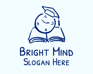 Study - Book Study Time logo design
