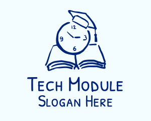 Module - Book Study Time logo design