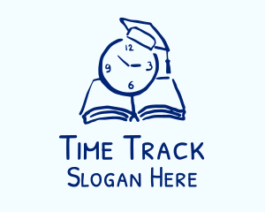 Book Study Time logo design