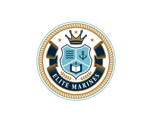 Marine Education University logo design