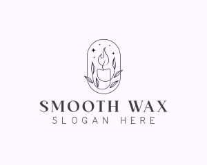 Wax - Candle Spa Wax logo design