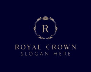 Crown Wreath Boutique logo design