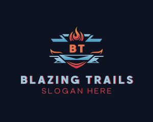 Fire Ice Blaze logo design