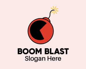 Explosive Time Bomb logo design