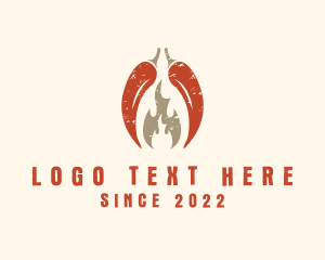 Dining - Fire Hot Chili logo design