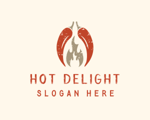 Fire Hot Chili logo design