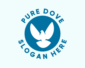 Dove Religious Badge  logo design