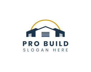 Industrial Logistics Warehouse logo design