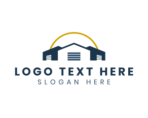 Storage - Industrial Logistics Warehouse logo design