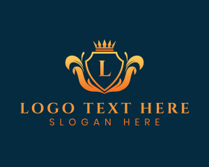 Legal - Crown Shield Crest logo design