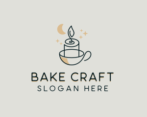 Wax Candle Holder logo design