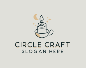 Wax Candle Holder logo design