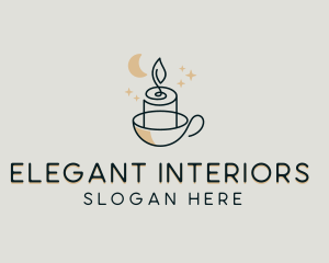 Wax Candle Holder logo design