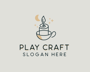 Wax Candle Holder logo design