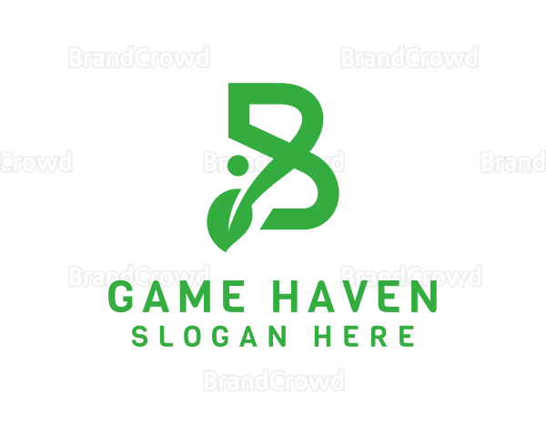 B Vine Leaf Logo
