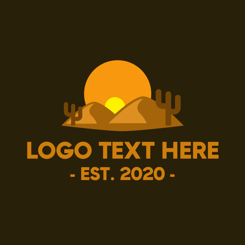 Desert Hills Sand Dunes Logo | BrandCrowd Logo Maker