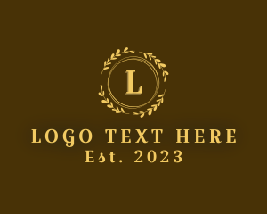 Simple - Laurel Leaf  Wreath logo design