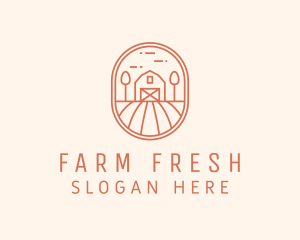 Farm Field Barn  logo design