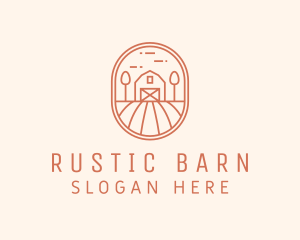 Barn - Farm Field Barn logo design