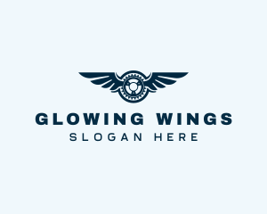 Blue Wings Automotive  logo design