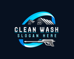 Pressure Wash Cleaning logo design