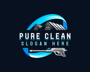 Pressure Wash Cleaning logo design