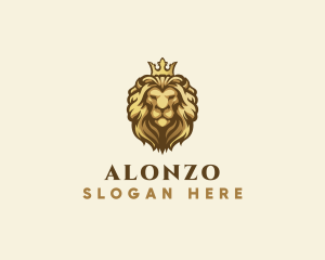 Royal Lion Crown logo design