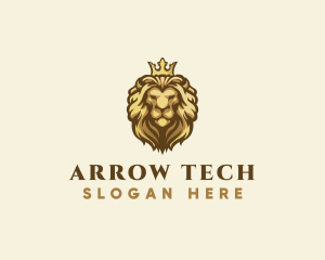 Royal Lion Crown logo design