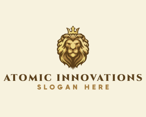 Royal Lion Crown logo design