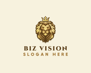 Royal Lion Crown logo design