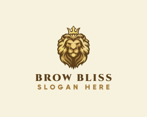 Royal Lion Crown logo design