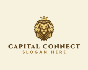 Royal Lion Crown logo design