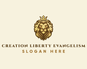 Royal Lion Crown logo design