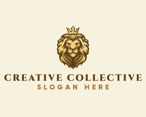 Royal Lion Crown logo design