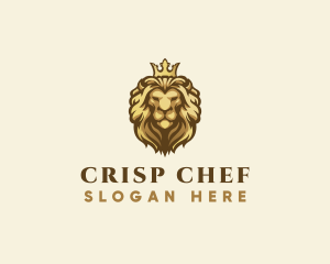 Royal Lion Crown logo design