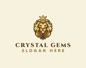 Royal Lion Crown logo design