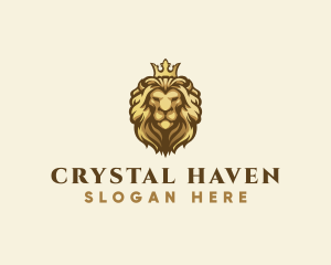 Royal Lion Crown logo design