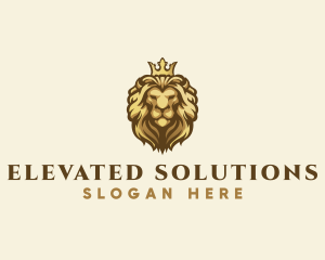 Royal Lion Crown logo design