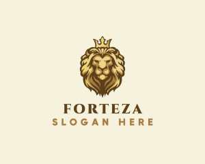 Royal Lion Crown logo design