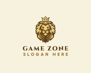 Royal Lion Crown logo design